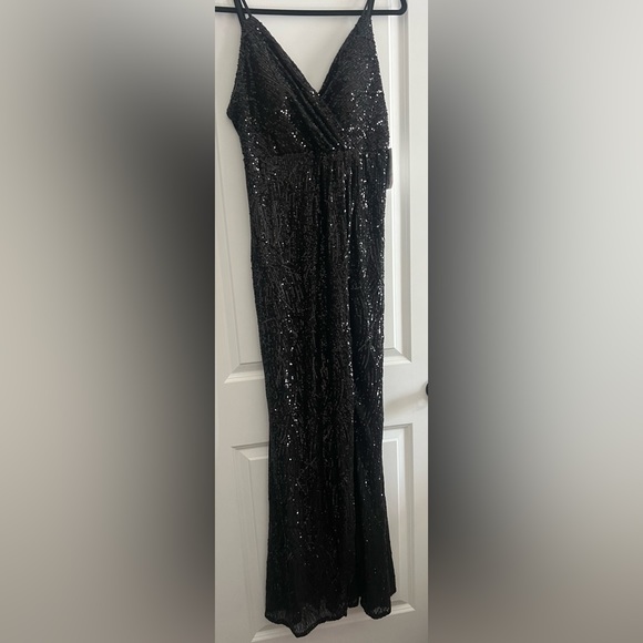 ARFAR Dresses & Skirts - A ARFAR Prom Dress for Women Sphagetti Strap Sequin Party Dress Size XL